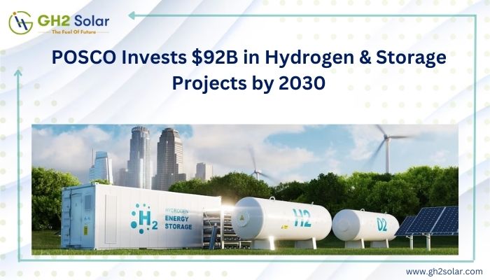 Read more about the article POSCO Invests $92B  in Hydrogen & Storage Projects by 2030￼